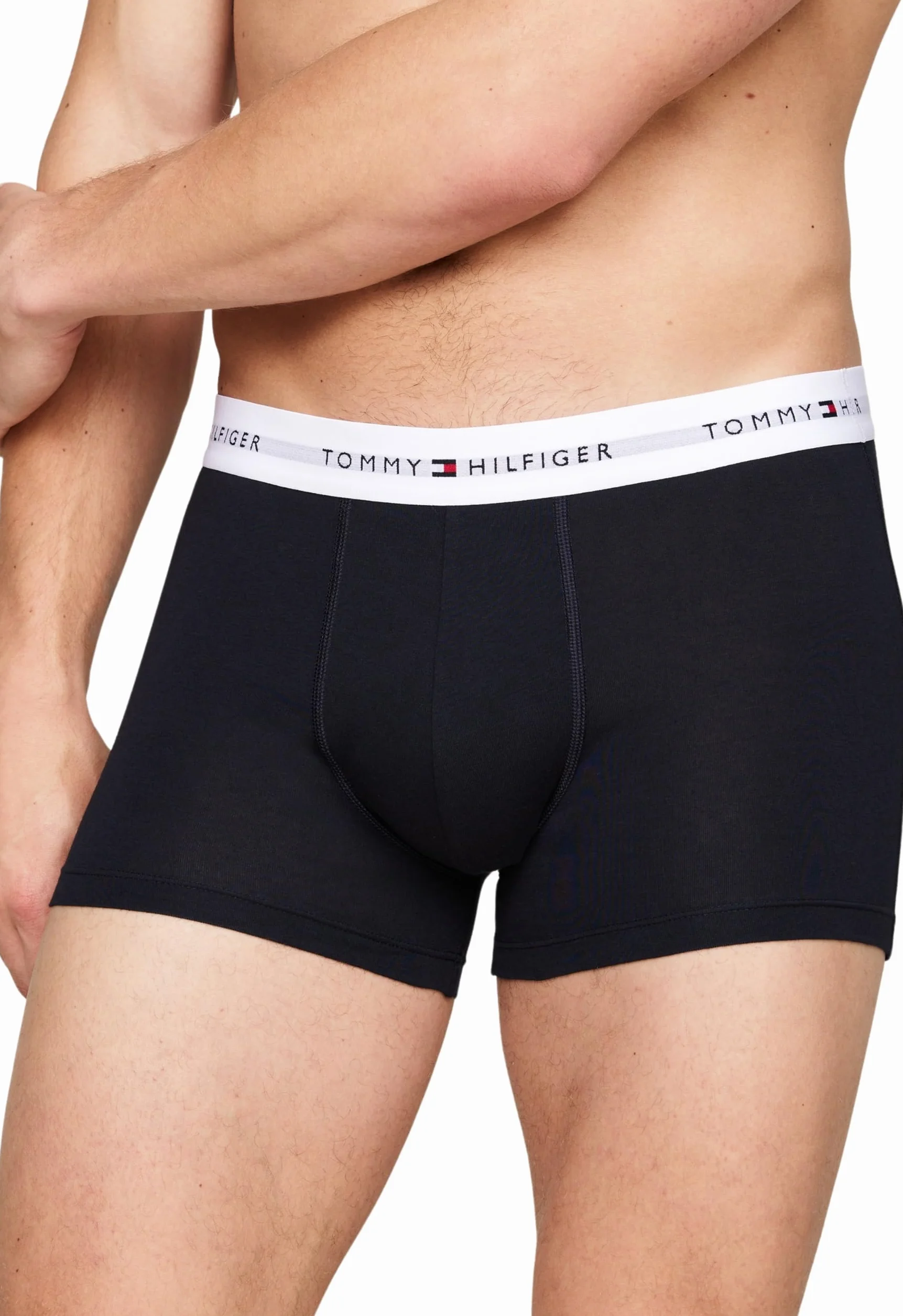 Tommy Hilfiger Boxers Lot de 3 Homme avec Ceinture à Motif Logo
