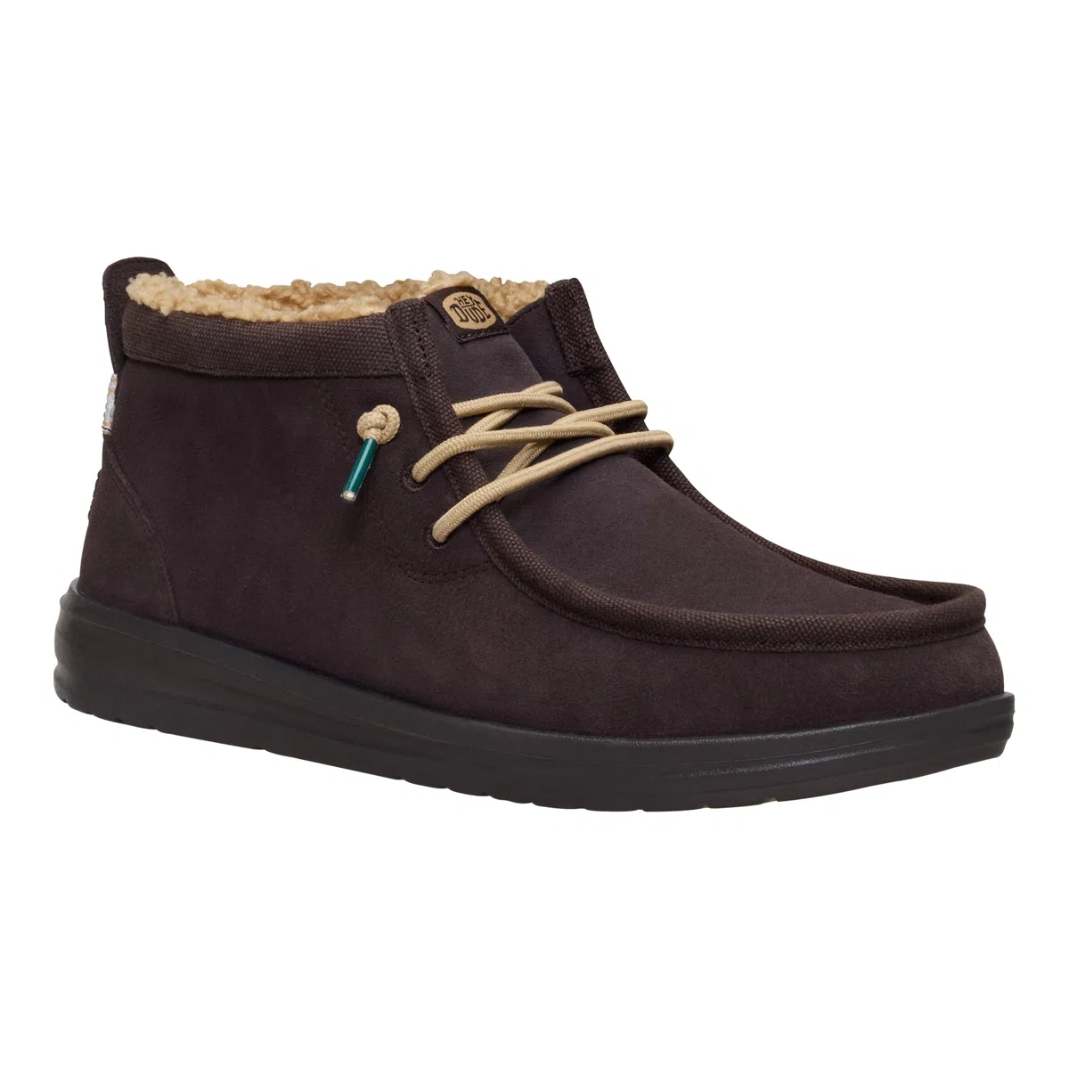 HEYDUDE Chaussures Bateau Wally Mid gripr Classic 2iv Mole Brown