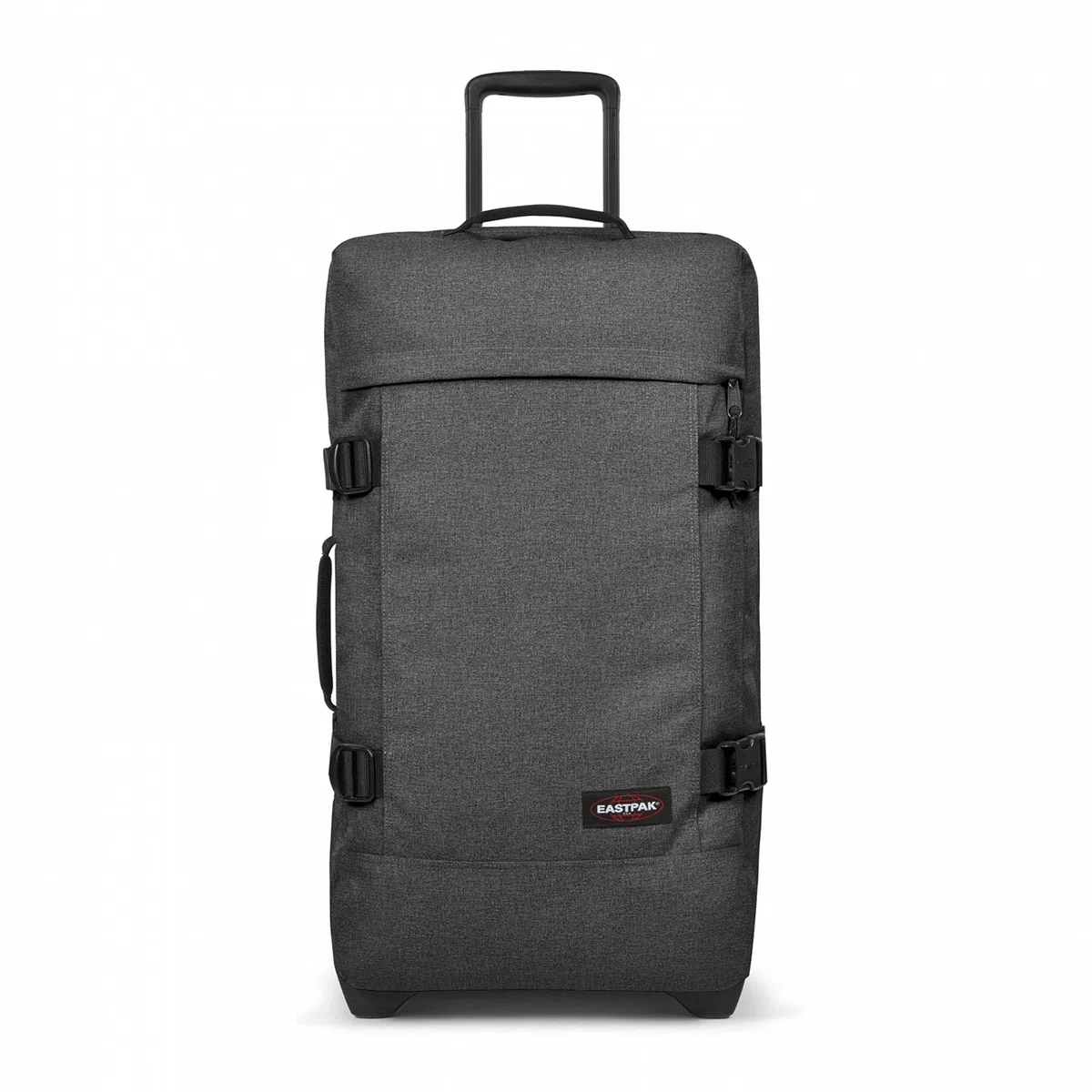 Eastpak Tranverz M Valise Moyenne 78L (67 x 35,5 x 30 cm), bagage à roulettes, valise légère et résistante avec double compartiment, poignée télescopique & serrure TSA - BLACK DENIM