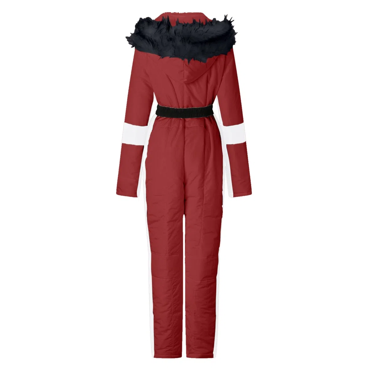 Combinaison de ski pour femme - Hiver chaud - Veste à capuche - Élégante fermeture éclair - Manteau de ski - Combinaison de ski - Combinaison d'extérieur