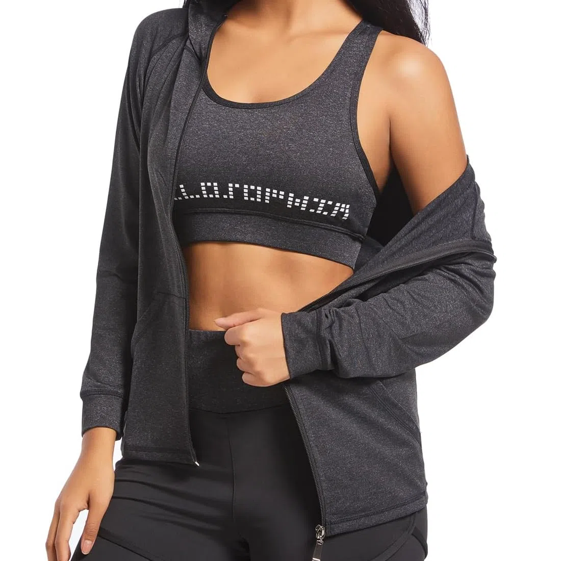 Survêtement Femme Ensembles Sportswear 5 Pièce Costumes de Sport Gym Yoga Athletisme Fitness Jogging Survêtement Tenue de Sport