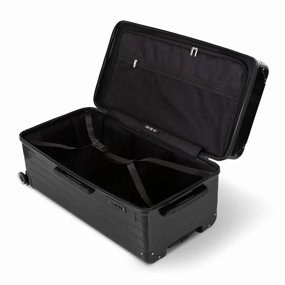 GYL Intemporelle, Valise Trunk Soute Rigide, (78 x 37 x 37 cm) - 4,5Kg - 115L - Polycarbonate - Sérrure TSA - Garantie à Vie, Noir
