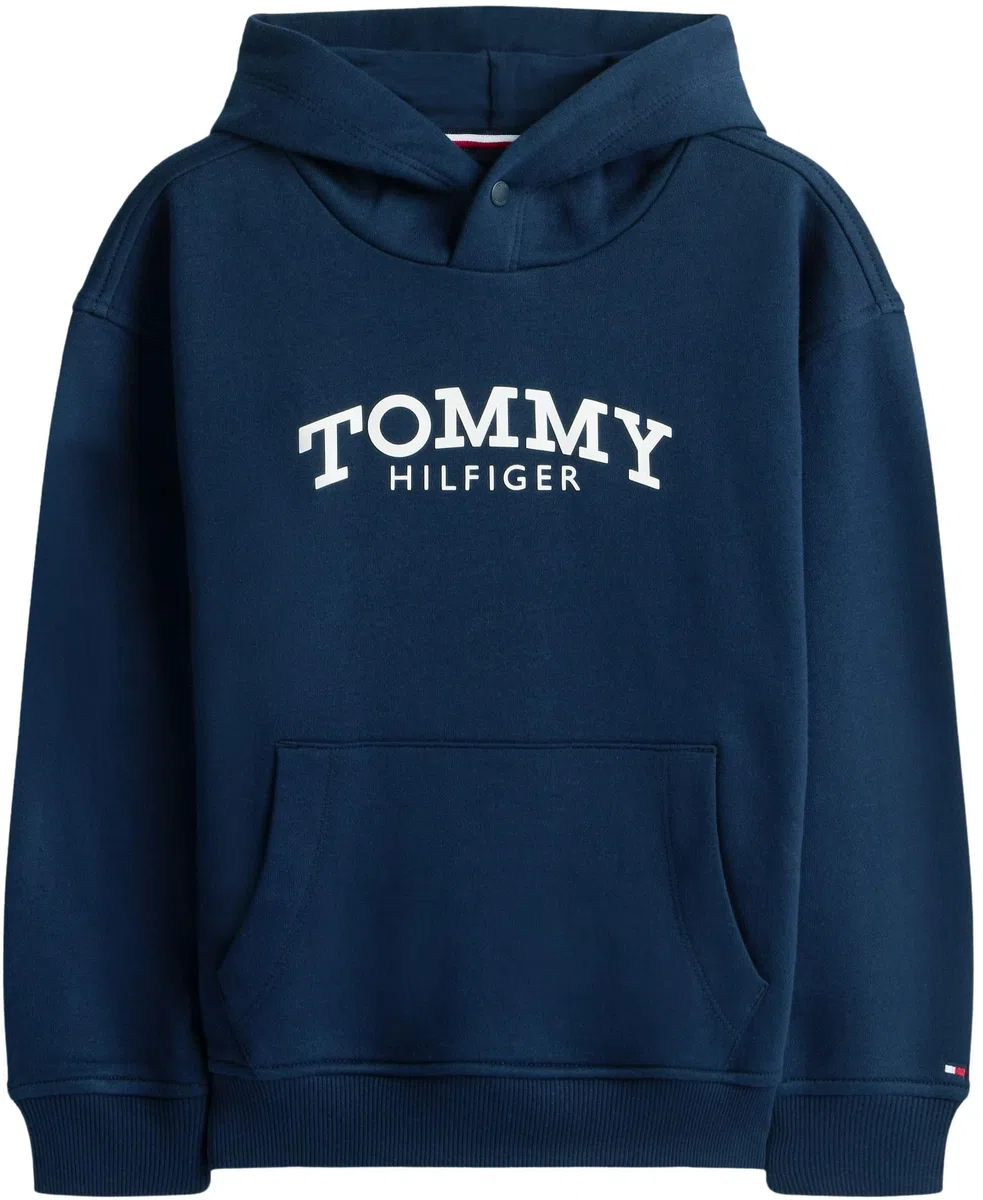 Tommy Hilfiger Monotype Print Hoodie Kb0kb10028 Sweat à Capuche Garçon (Lot de 1)