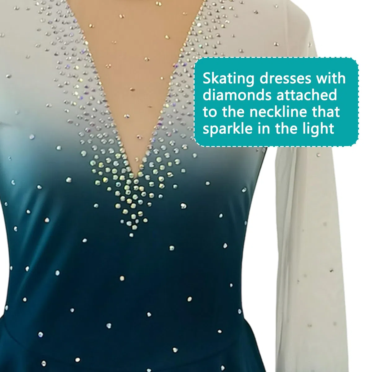 LIUHUO Robe de patinage artistique pour enfants et adultes - Quatre couleurs