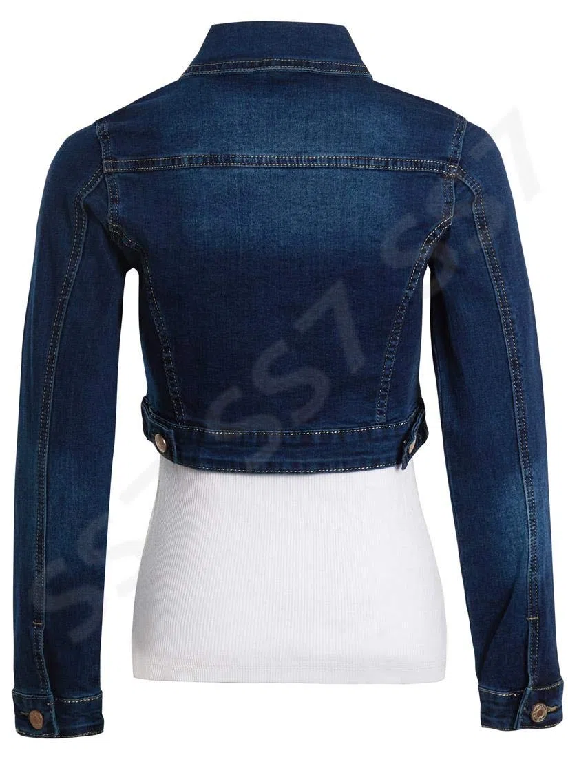 SS7 Femme Veste en Jean Cropped