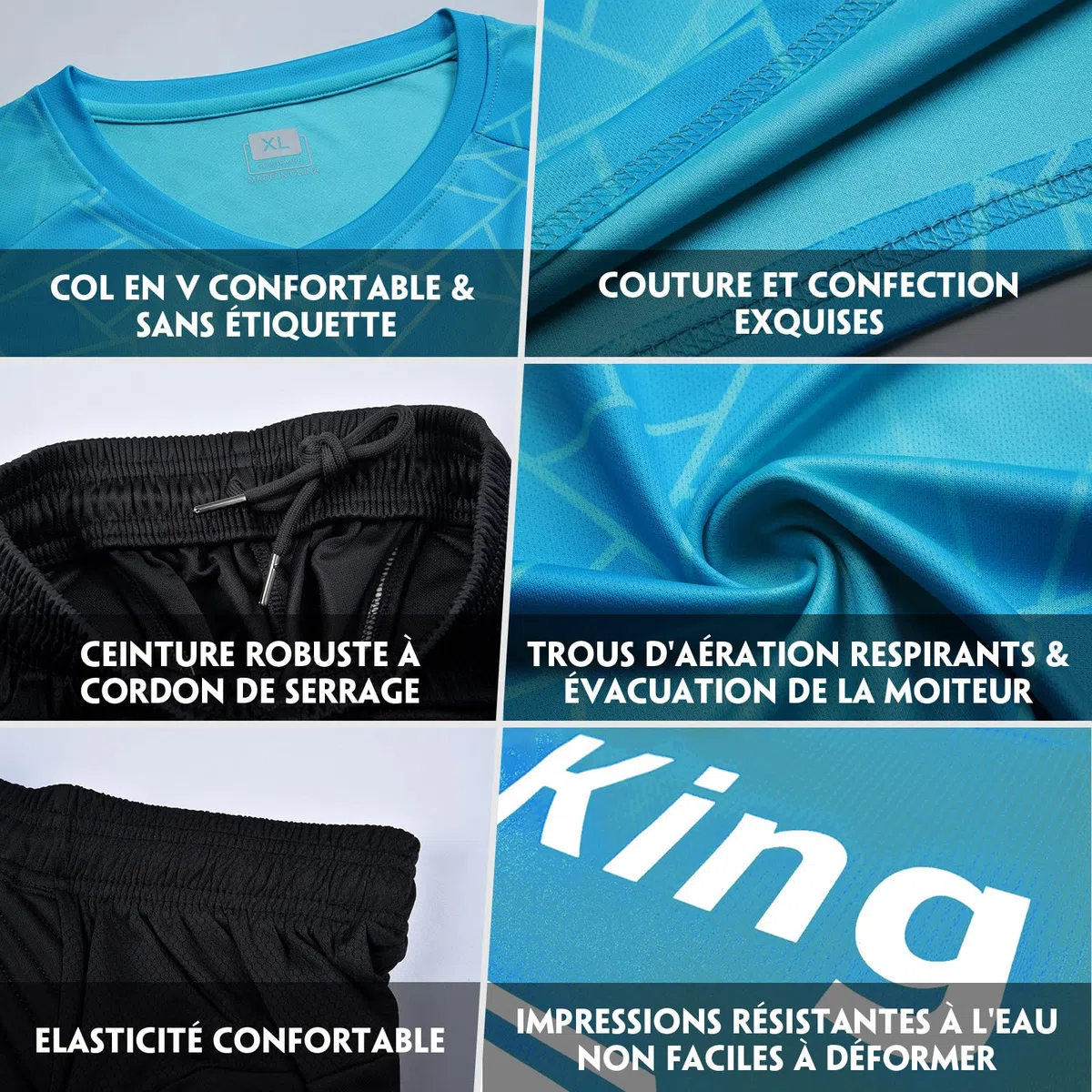 Personnalisé Maillot Gardien de But Football Junior Enfant avec Nom Numéro Équipe