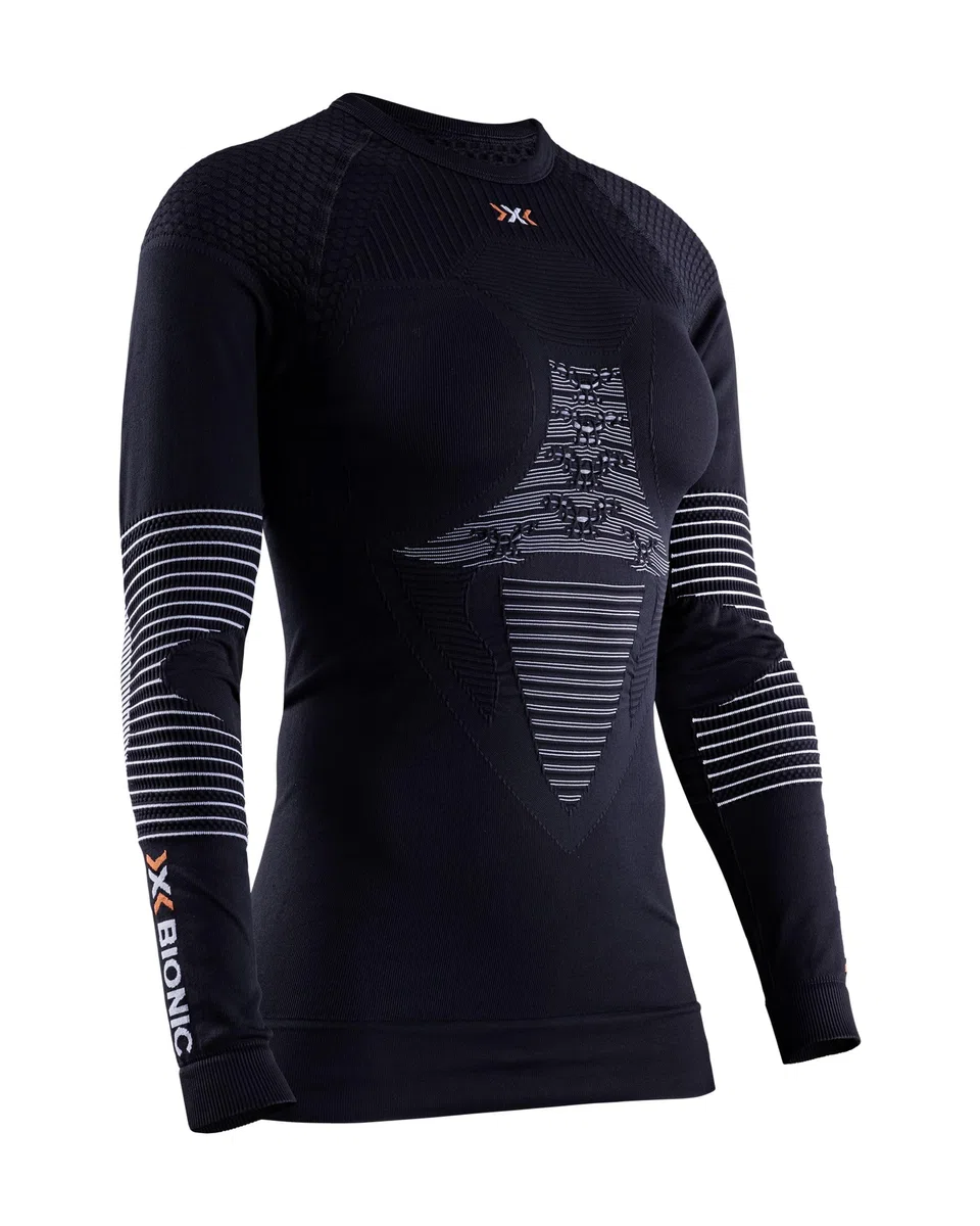 X-Bionic Energizer 4.0 Shirt Round Neck Long Sleeves Women Maillot de Compression Femme (Lot de 1)