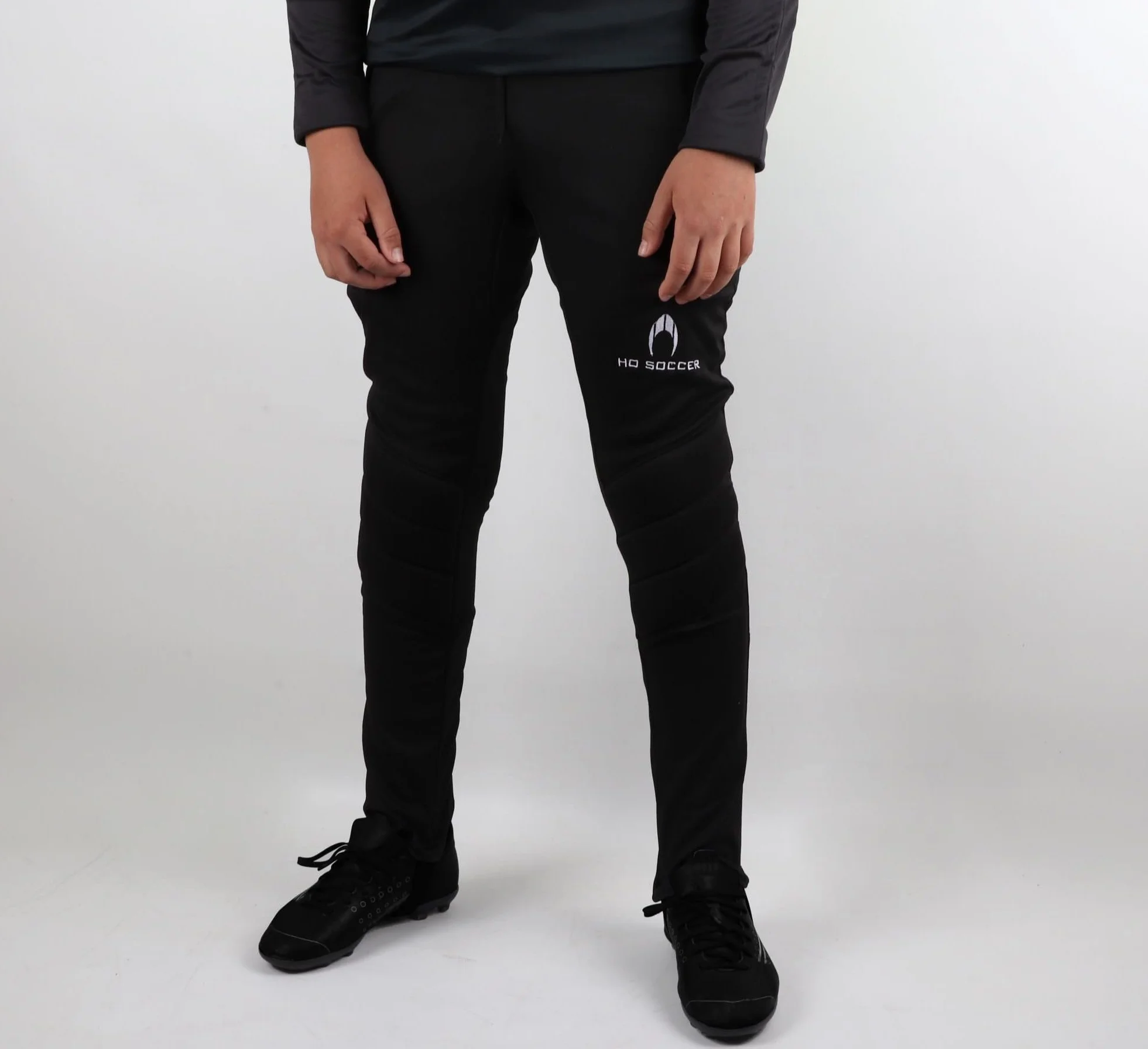 Ensemble de Gardien de But Kid Keeper Deep-Sea Orange T-Shirt Manches Longues Rembourrage Pantalon Long Polyester Enfants Orange Noir Taille 12