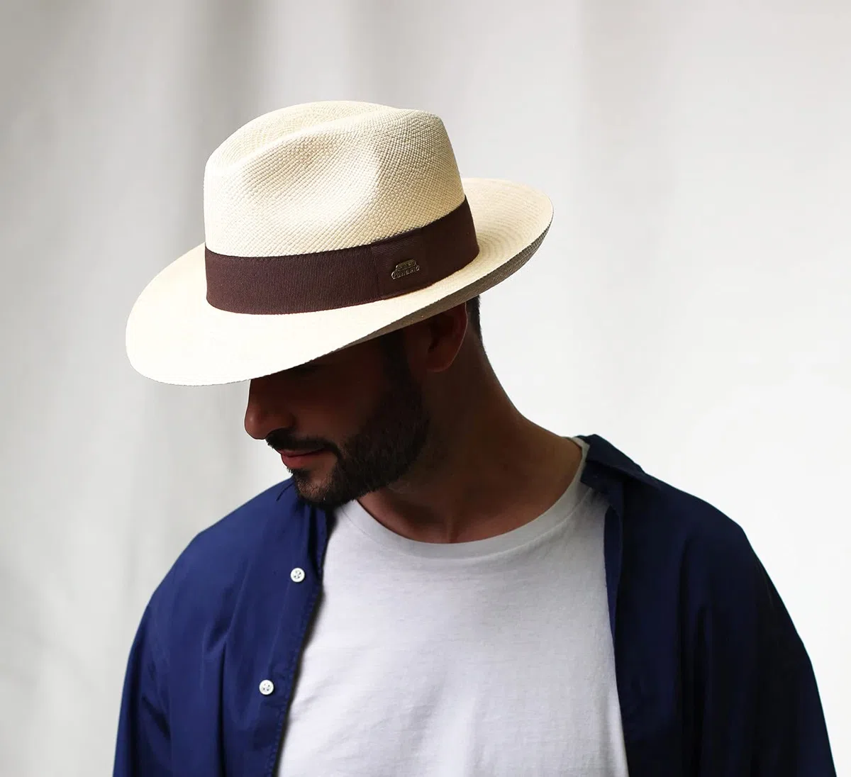 Authentique Chapeau Panama, tressage Traditionnel en Équateur Large Bord, Homme ou Femme Original Ecuador