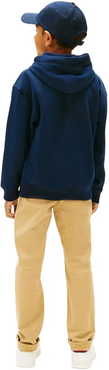 Tommy Hilfiger Monotype Print Hoodie Kb0kb10028 Sweat à Capuche Garçon (Lot de 1)