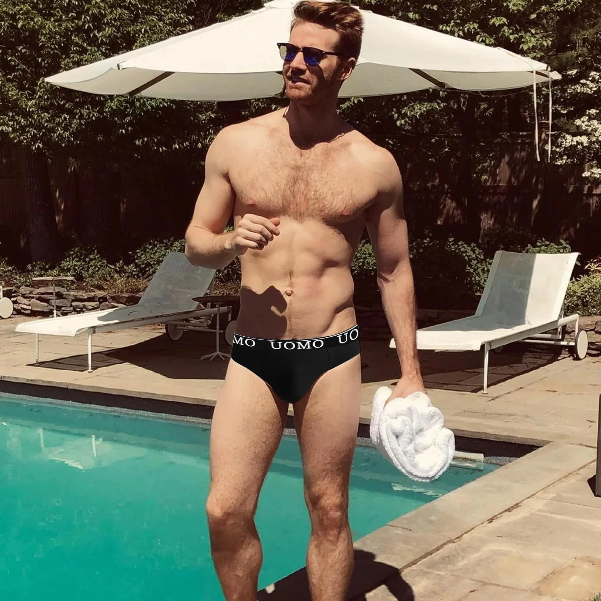 Channo Slips en Coton pour Hommes Uomo - Invisible et Doux