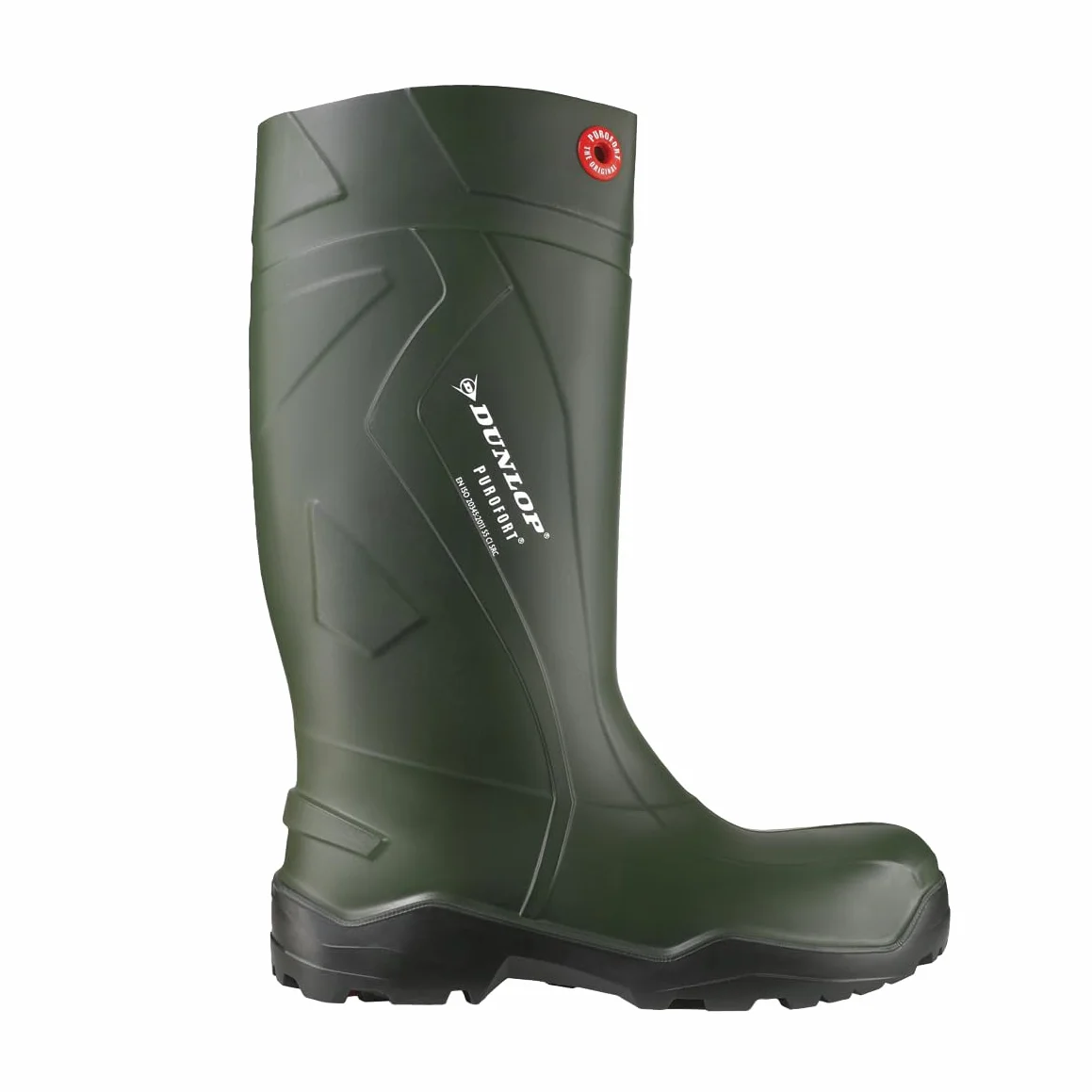 DUNLOP Protective Footwear, C762933, Purofort+ Full Safety, Gris Foncé/Rouge/Noir, Taille 48 EU