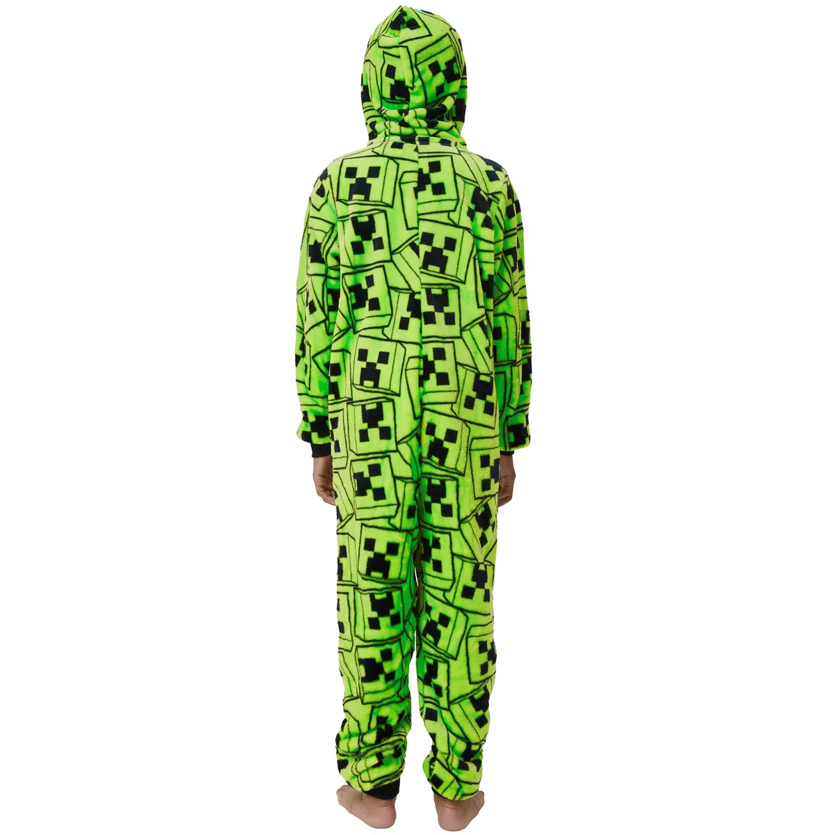 Minecraft Surpyjama Garcon, Creeper Combinaison Pyjama Enfant, Pyjama Combinaison Enfant Polaire