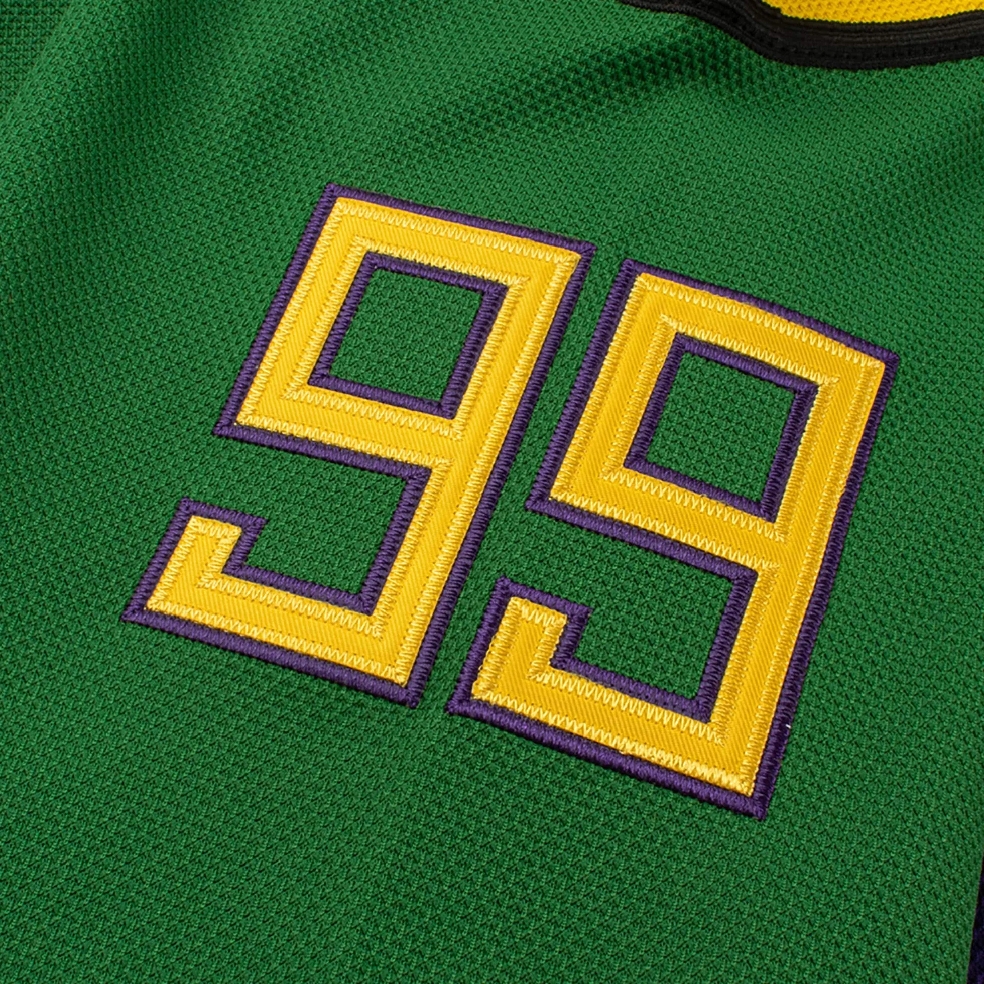 Adam Banks #99 Mighty Ducks Film Hockey Maillot Jerseys sur Glace NHL pour Homme Vêtements Sweatshirts Respirant T-Shirt,L