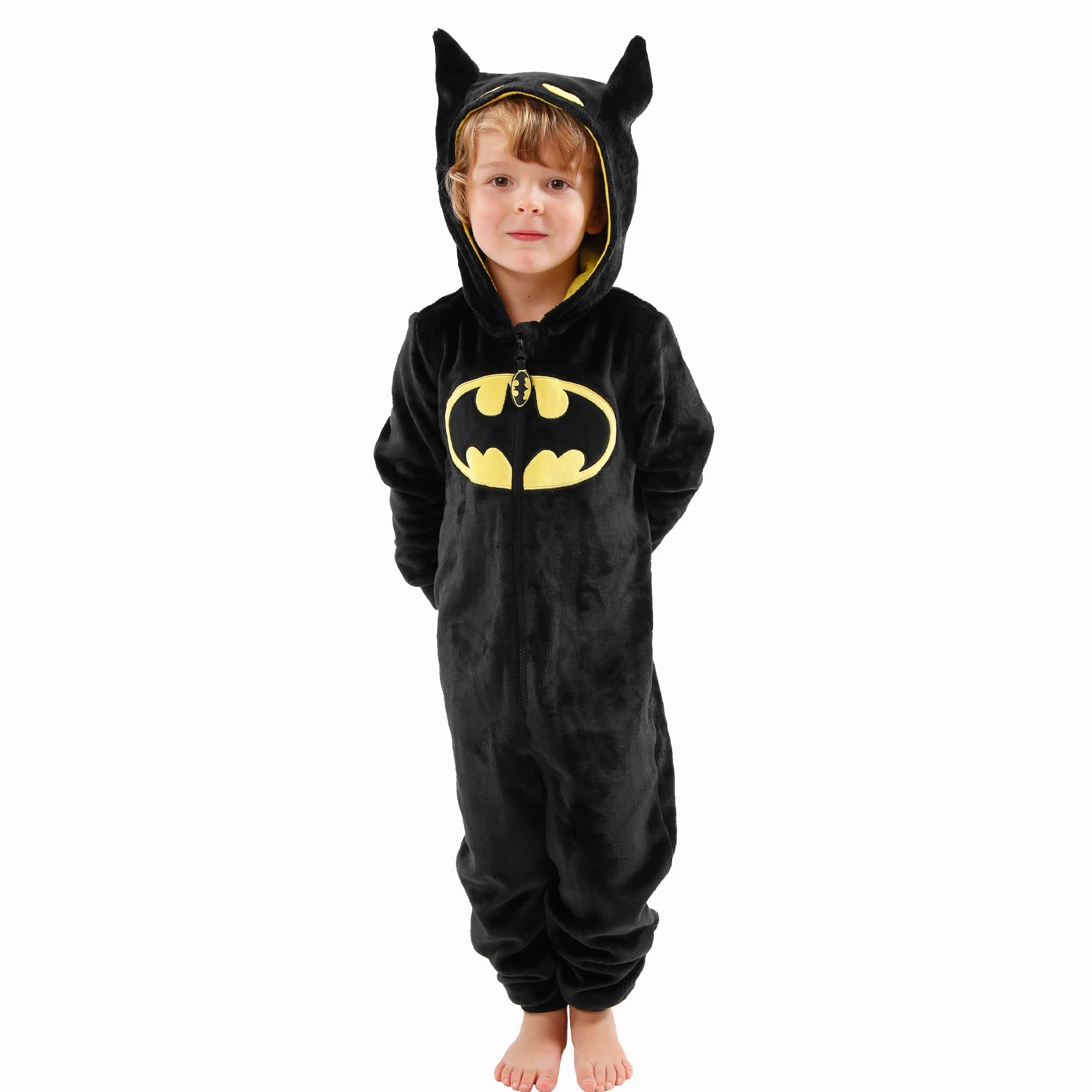 DC Cpmics - Grenouillère - Batman - Garçon - Noir - 5-6 Ans