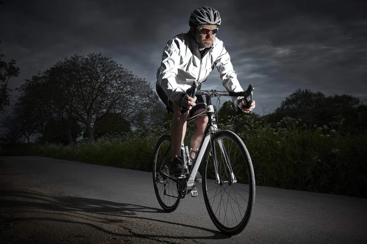 Ettore Veste De Vélo De Couleur Argent Pour Homme Aérée Étanche Haute Visibilité Et Réfléchissante - Night Glow