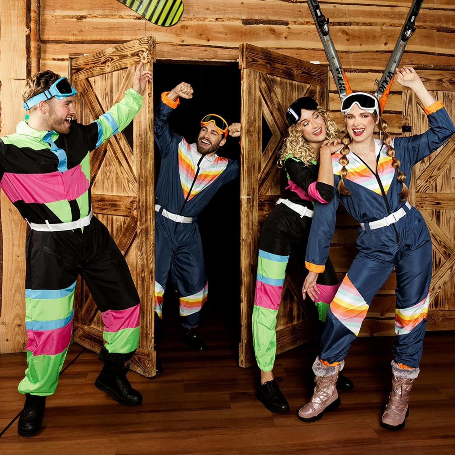 Boland - Combinaison de ski pour femmes, déguisement pour une fête à thème, Halloween ou le carnaval, déguisement des années 80