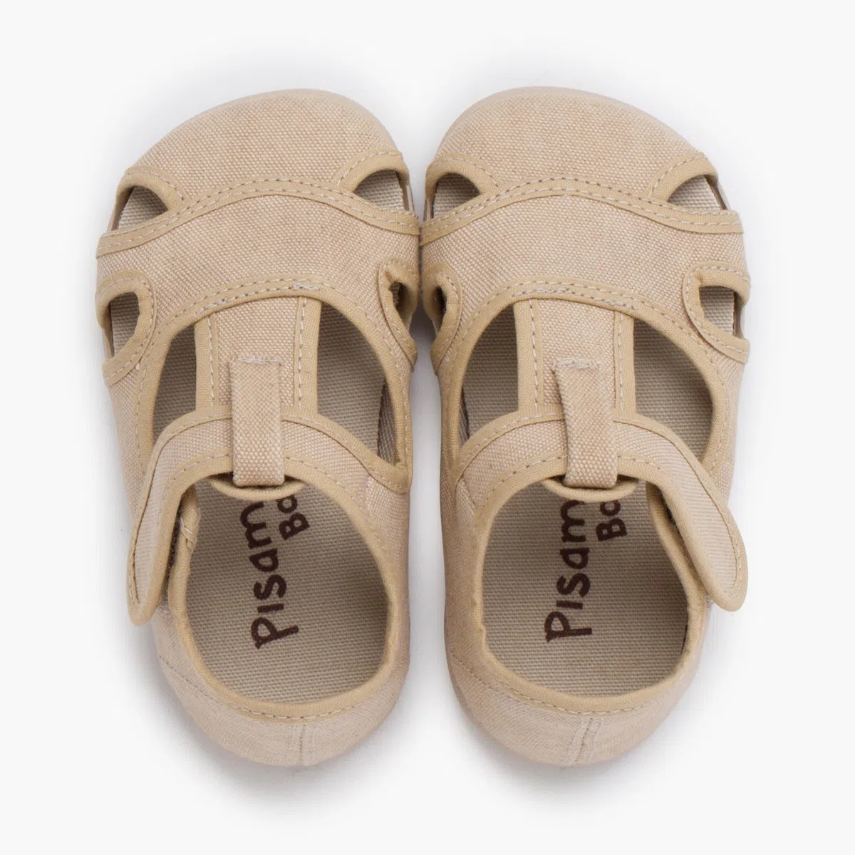 Pisamonas Sandales Garçon Barefoot Toile Lavée