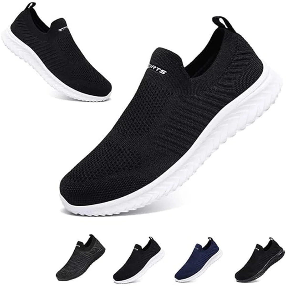 Slip on Chaussure Homme Femme Hommes Chaussures De Course Casual Chaussures De Marche Respirantes Sport Baskets Athlétiques Gym Tennis