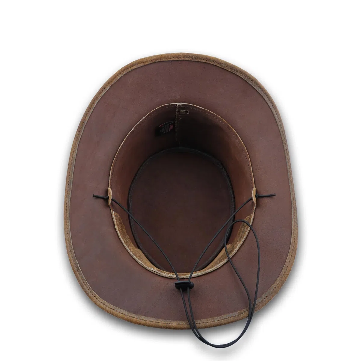 Leatherick Chapeau de Cowboy Chapeau en Cuir de Vachette Outback Occidental de Style Australien en Daim véritable