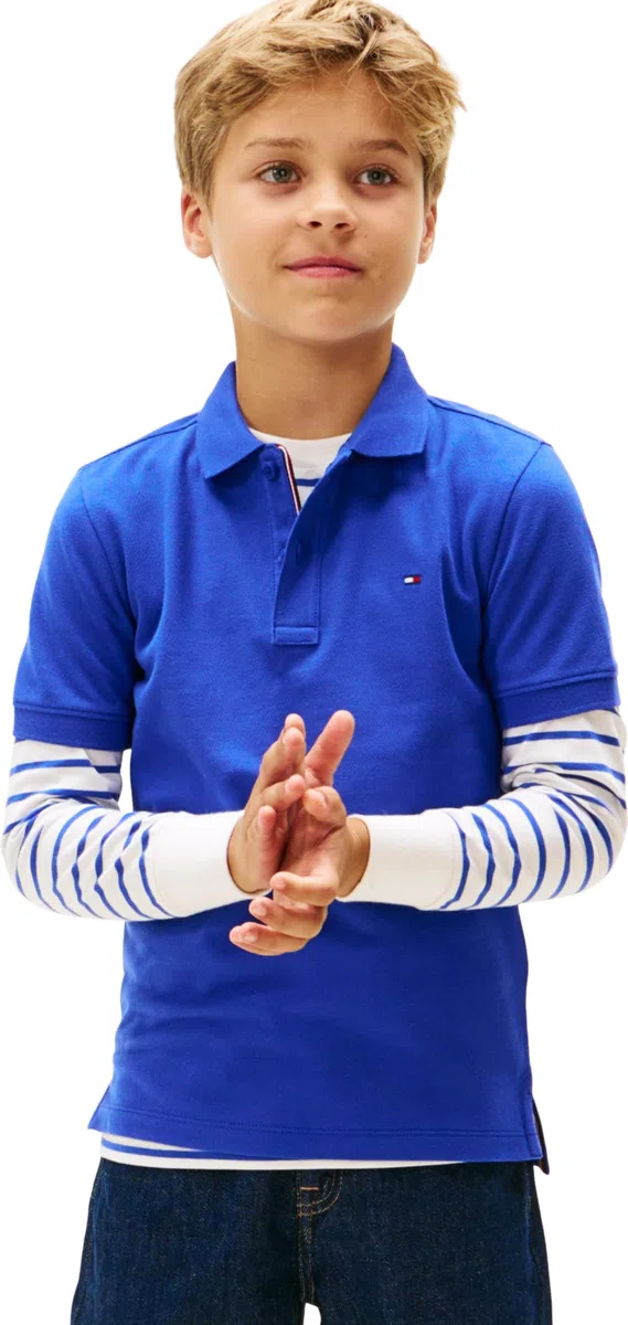 Tommy Hilfiger Flag Polo SS Kb0kb09103 Polo S/S Garçon