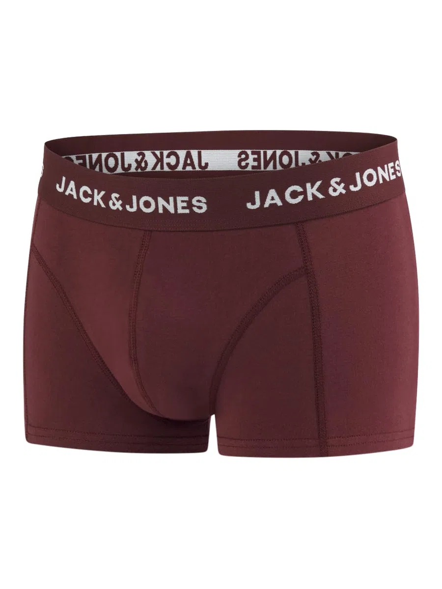 JACK & JONES Lot de 6 boxers pour homme, en coton, extensibles, style rétro, noir/rouge/vert/bleu/gris, tailles S/M/L/XL/XXL/3XL/4XL/5XL/6XL/7XL/8XL