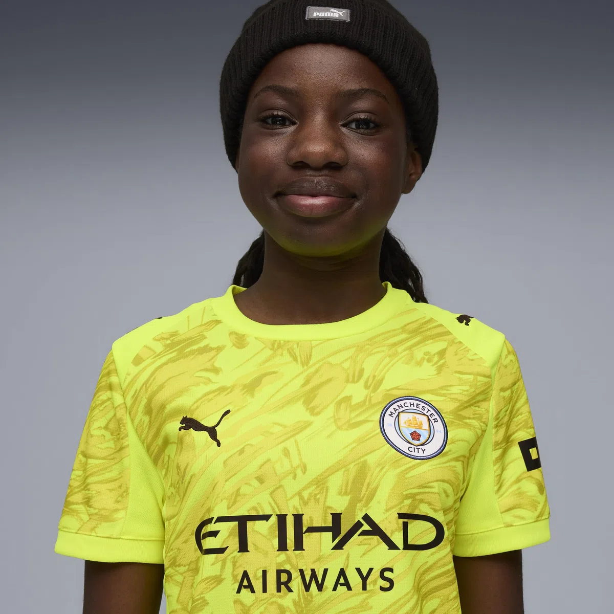 Maillot de Gardien Enfant Manchester City FC 2025/26 Jaune