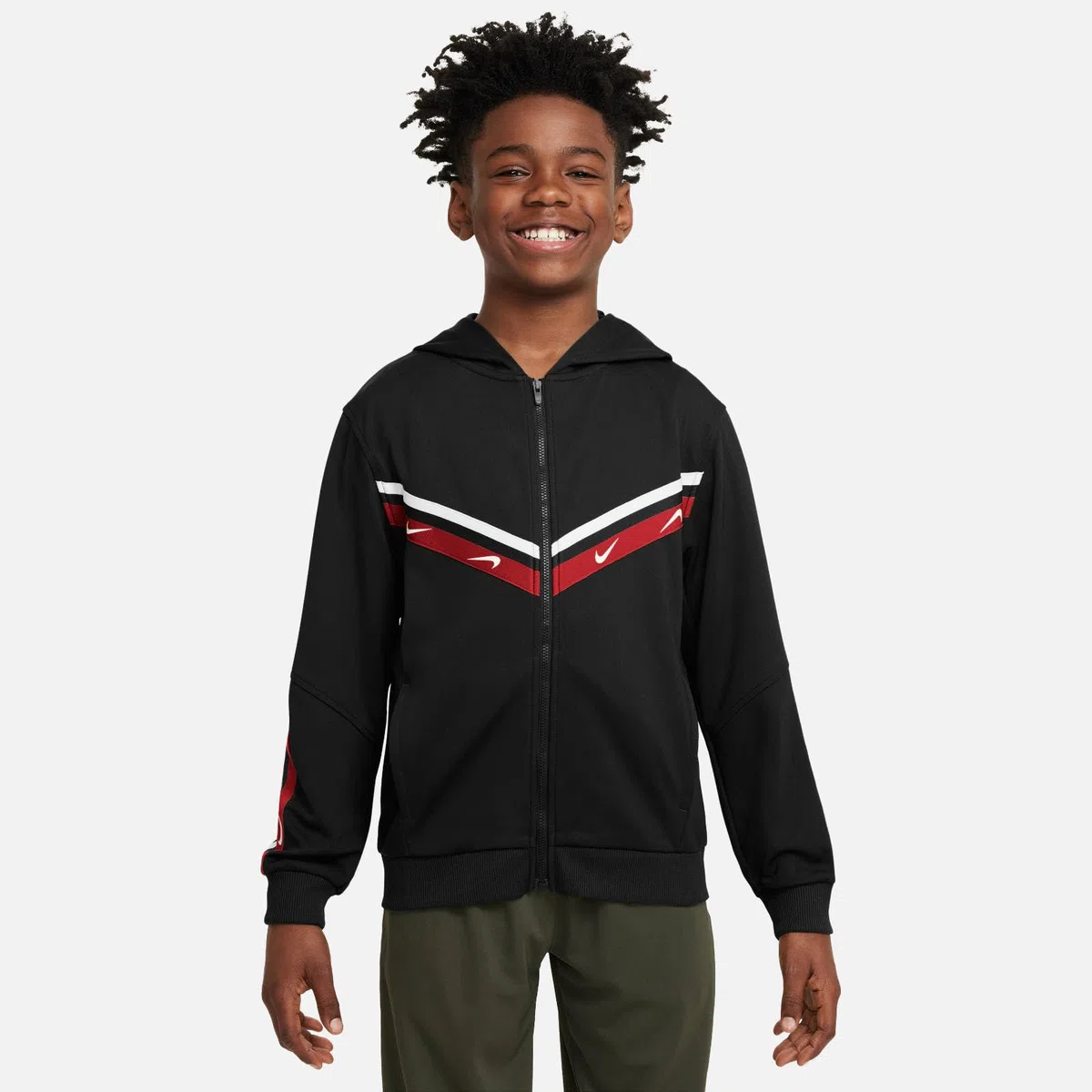 Nike K NSW Club+ Poly Fz Hoodie Jacket Mixte Enfant
