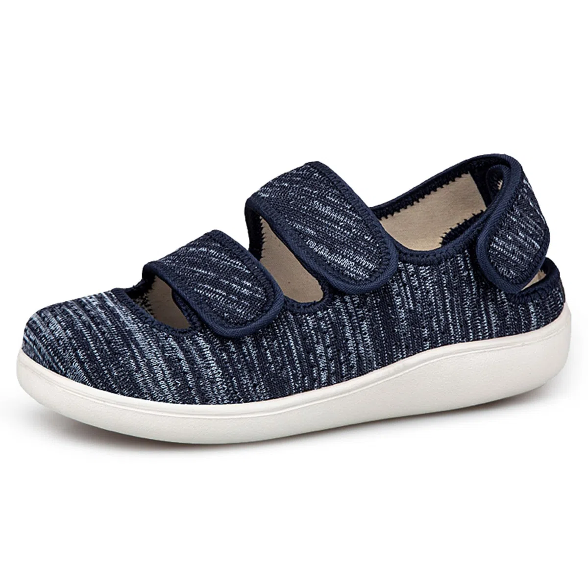 Hsyooes Sandales de rééducation Femme Chaussures diabétiques Hommes Chaussons Orthopédique Respirable Réglables Pantoufles Anti-dérapante Edema Swollen