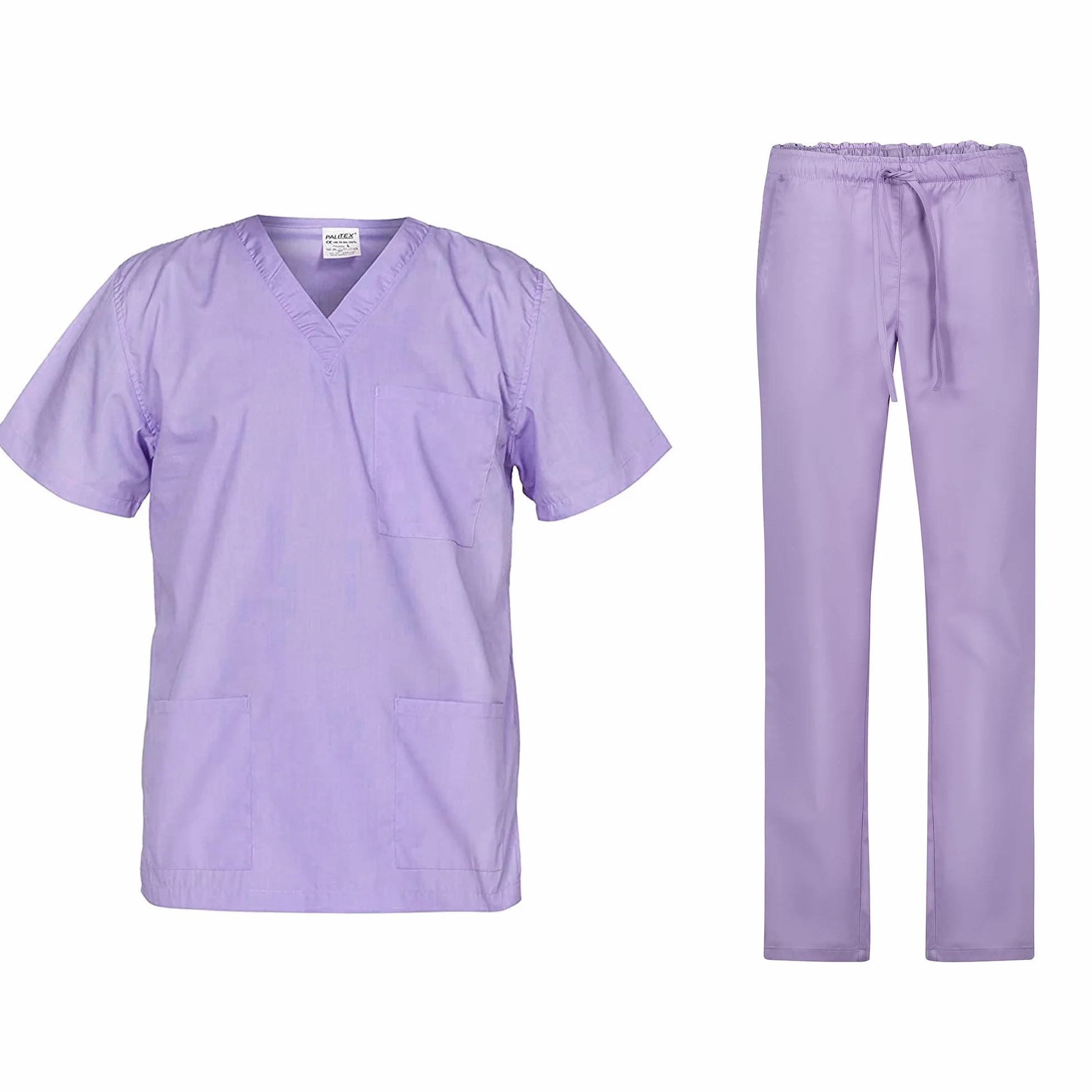 B-well Cesare Uniforme Médicale Unisexes Ensemble: Haut et Pantalons + Blouse Medicale Femme/Homme - Tenue Aide Soignante Professionnelle
