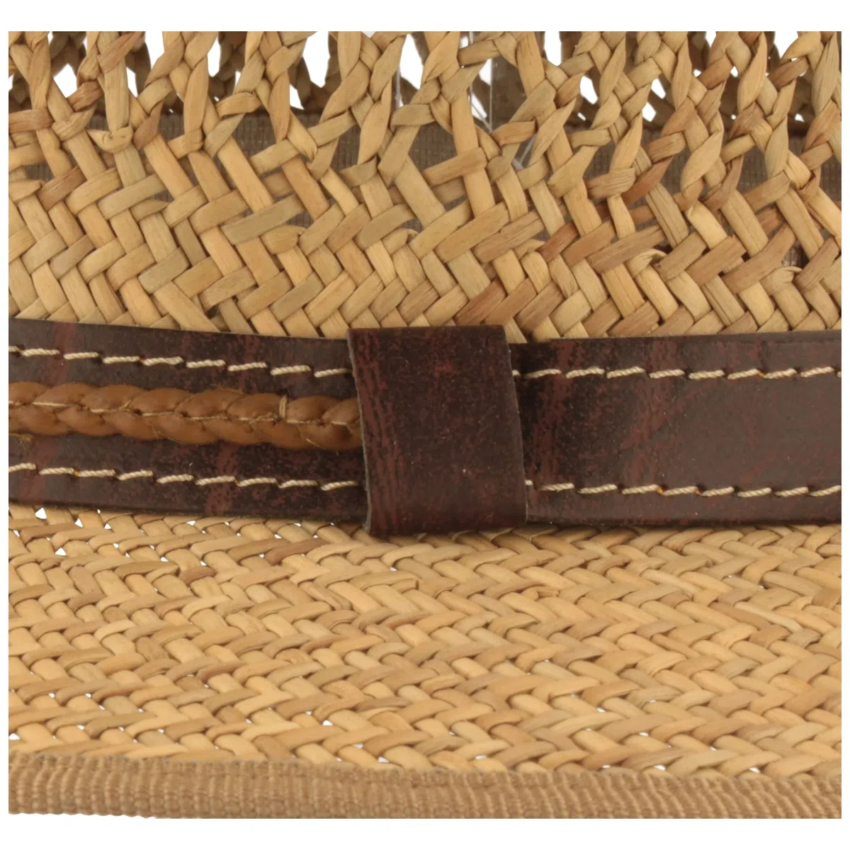 Breiter Chapeau de Soleil en Paille Bogart Chapeau d'été Tissée à la Main 100% Paille - Unisexe - Matériau Léger - Confortable et Durable - Doux pour la Peau, Naturel