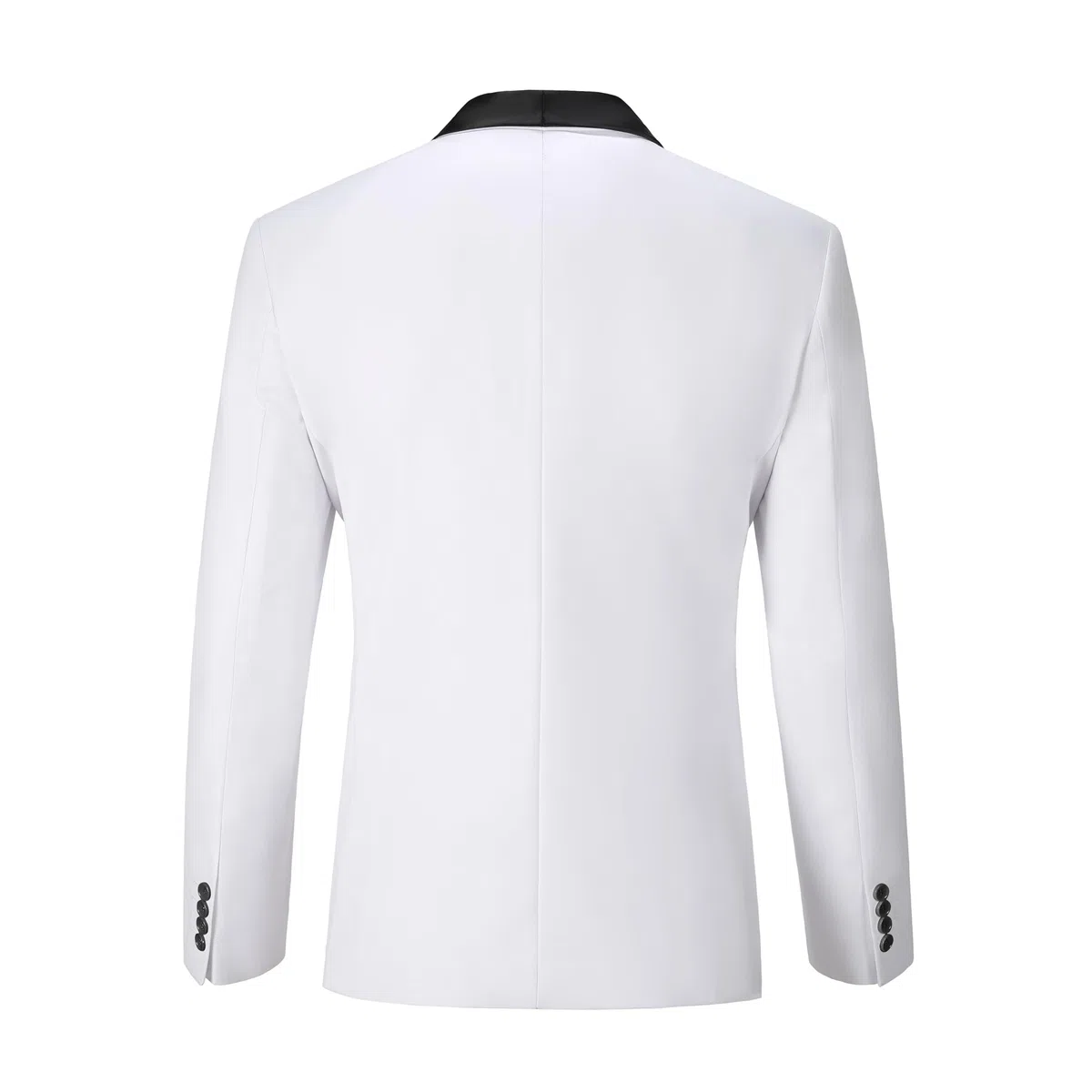 Costume 3 pièces pour homme - Coupe ajustée - Châle - Veste à revers - Veste - Pantalon - Costume formel pour mariage et bal de fin d'année