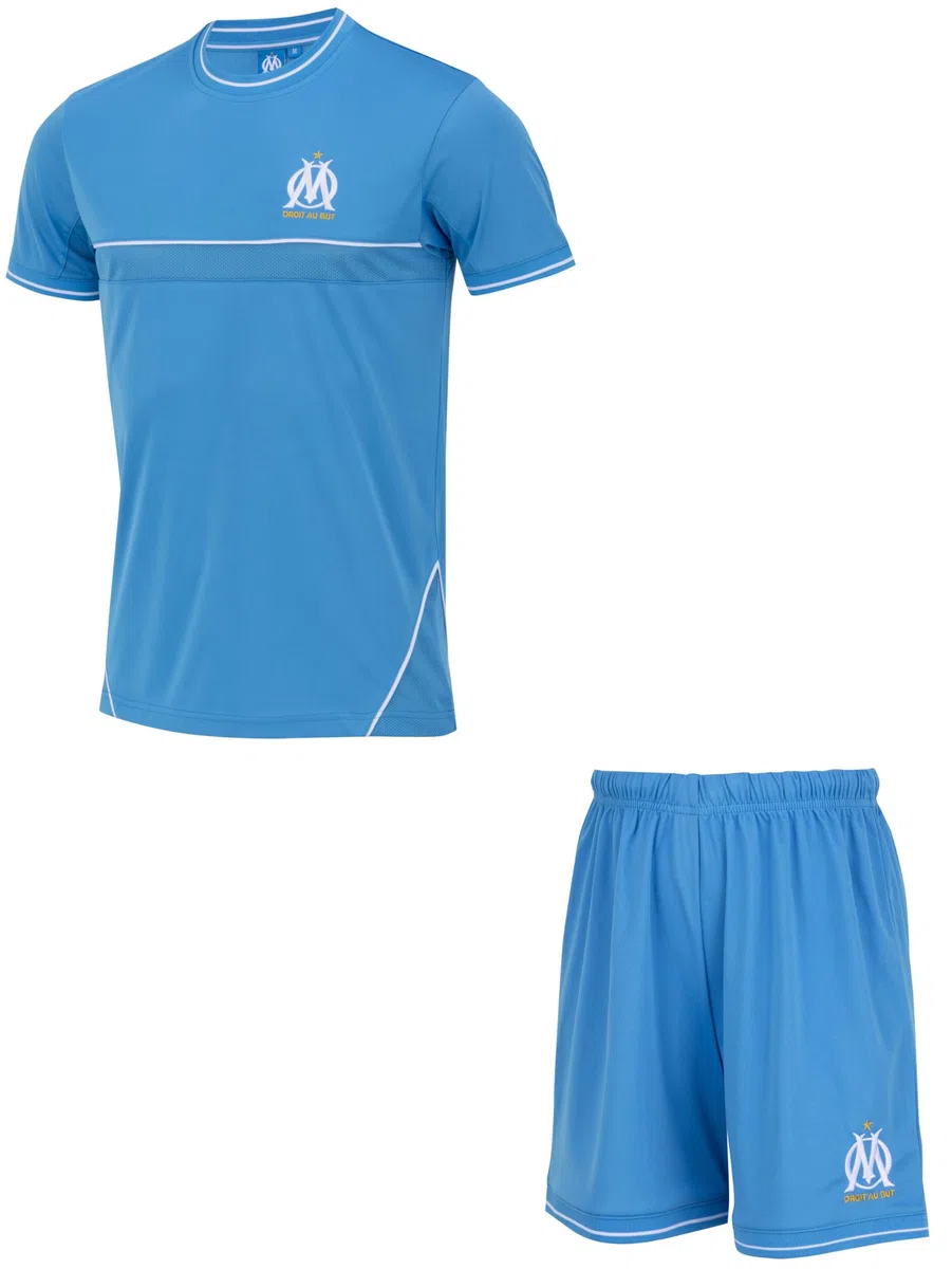 OLYMPIQUE DE MARSEILLE Ensemble Maillot Short Om - Collection Officielle