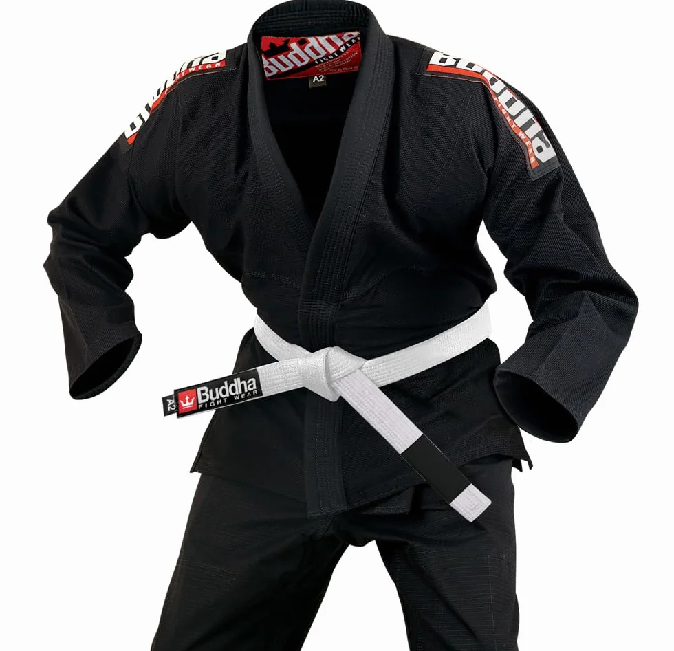 Buddha Fight Wear Kimono Premium Infinity noir