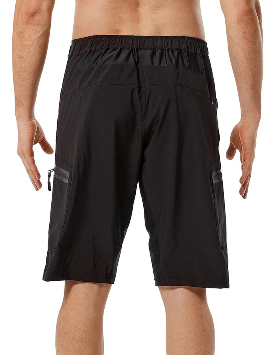WOSAWE Shorts de Cyclisme Respirant Confortable Cuissard de Vélo pour Casual VTT Courir Equitation