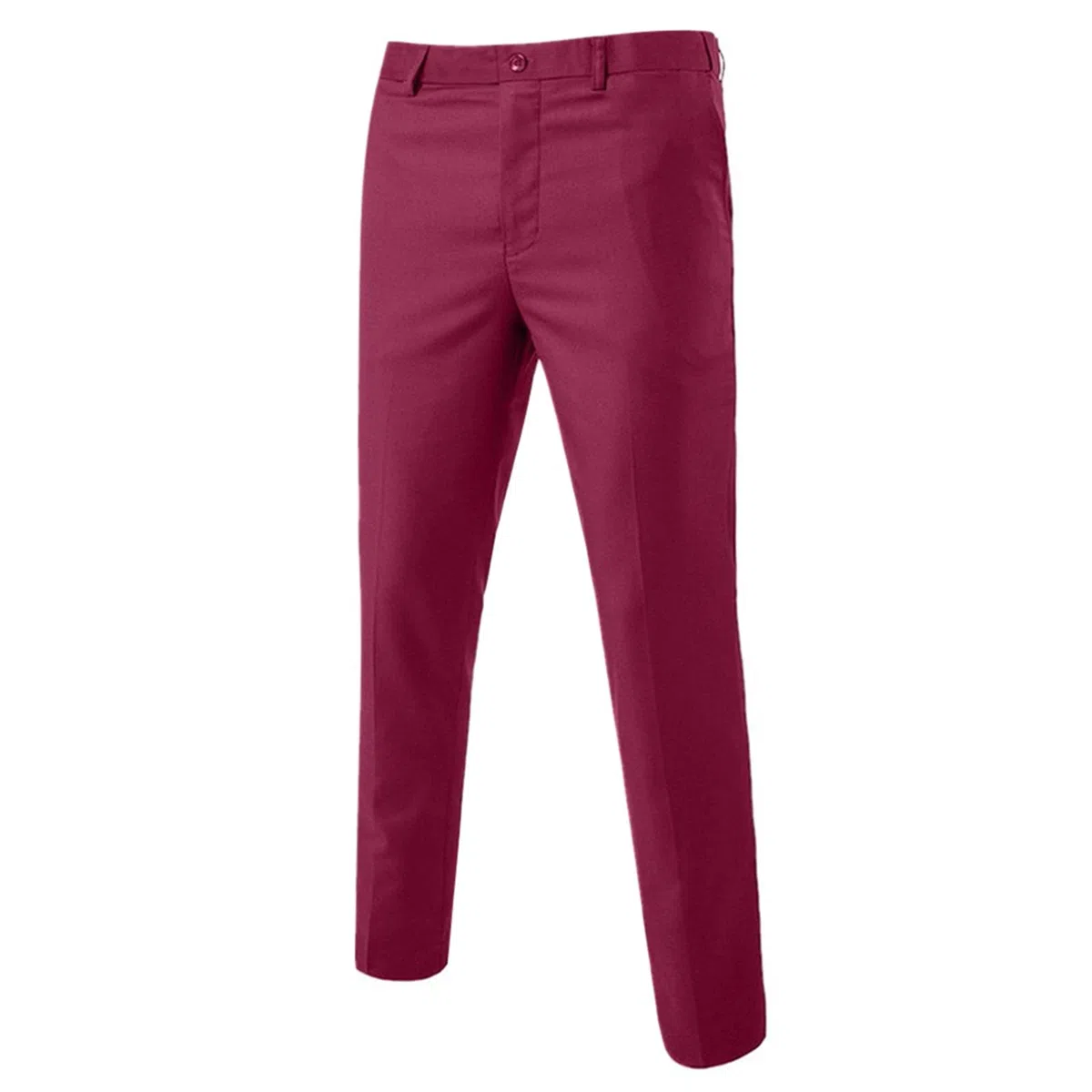 Costume 3 pièces pour homme - Coupe ajustée - Veste - Pantalon formel - Costume professionnel - Pour mariage et affaires - Coupe droite - Costume de smoking - Couleur unie