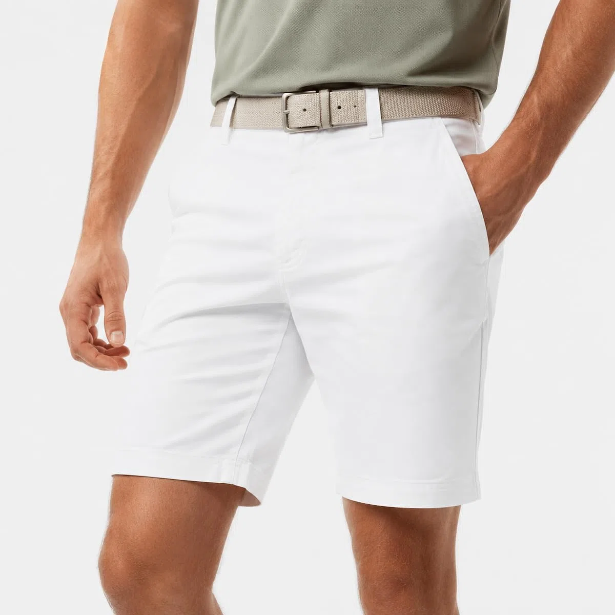 Calvin Klein Short de Golf léger et Extensible 2026 Campus Chino pour Homme