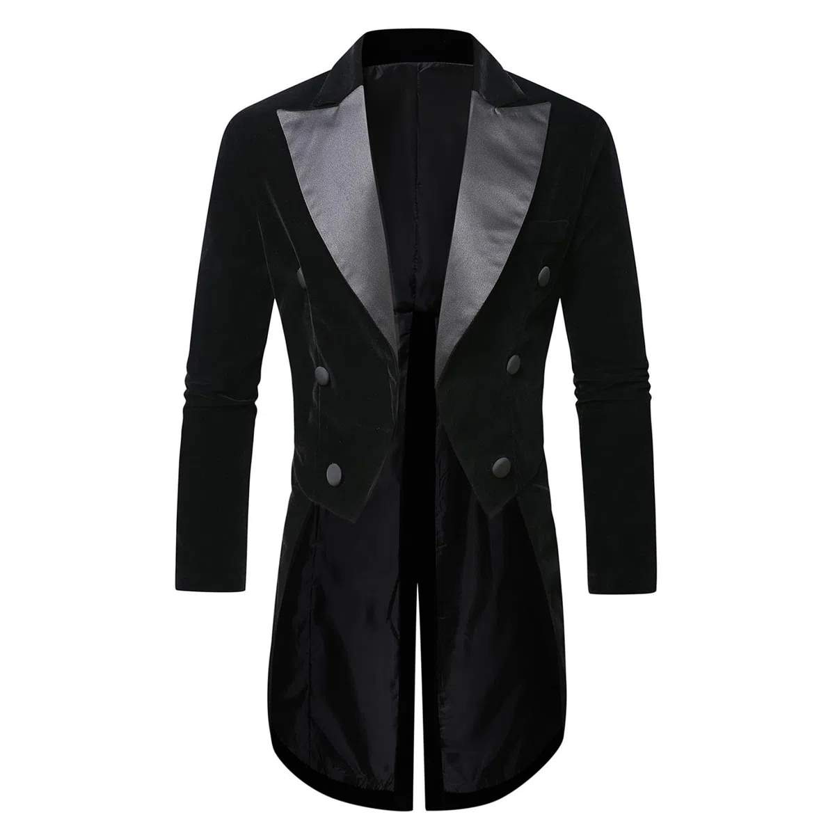 Smoking pour Homme avec Veste Slim Fit, Manteau pour Homme, Mariage Décontracté, Revers Victorien, Queue-De-Pie, Costume De Cérémonie