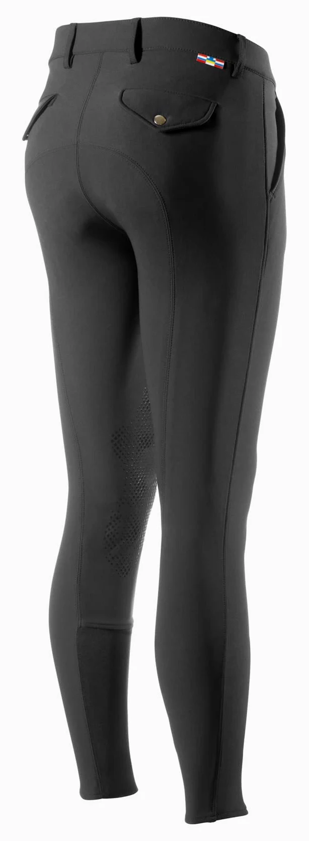 HORZE Pantalon d'équitation à basanes Silicone Grand Prix Homme Noir 48
