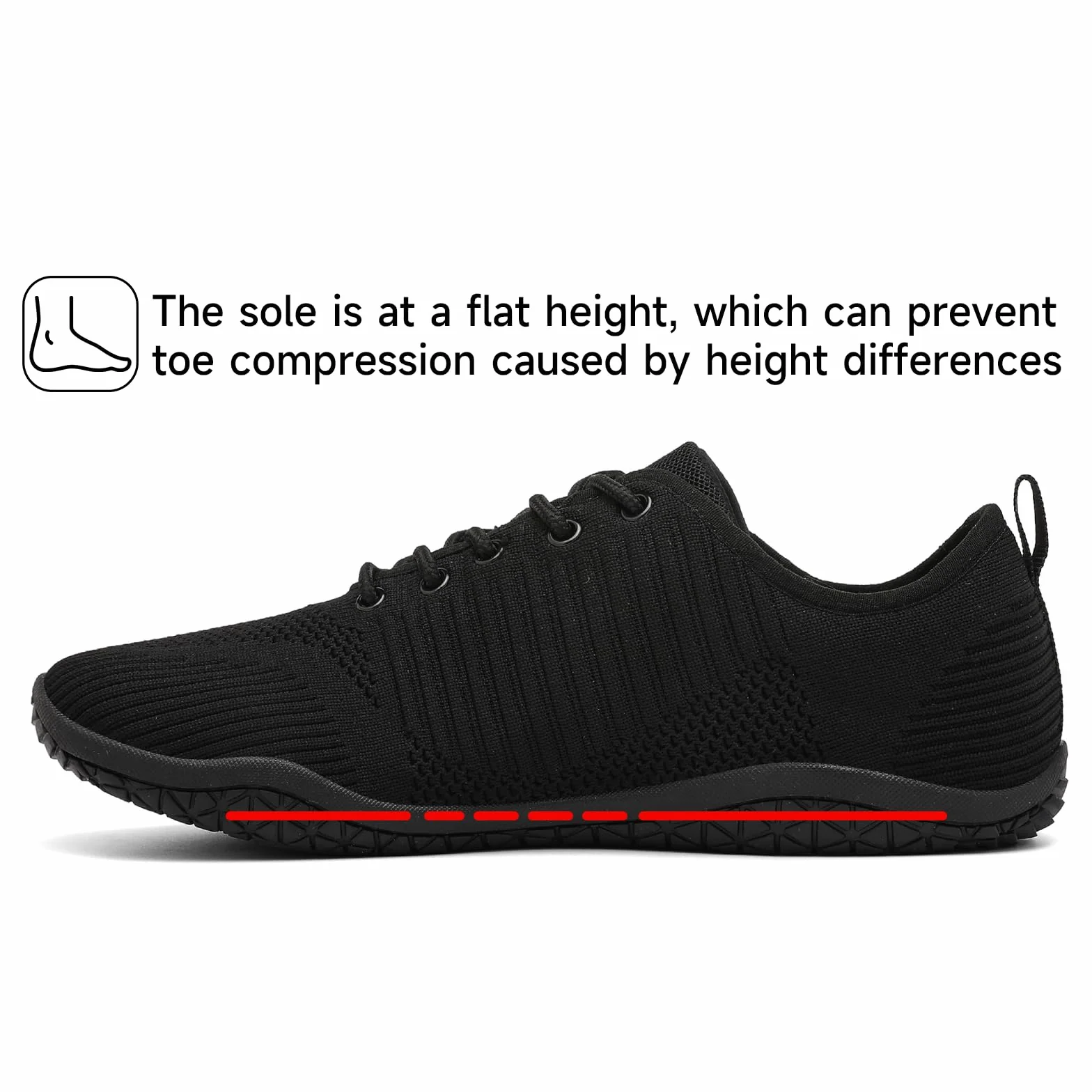 Geweo Barefoot Femme Homme Chaussures de Minimalist Embout Large Sneaker Respirant 37-47