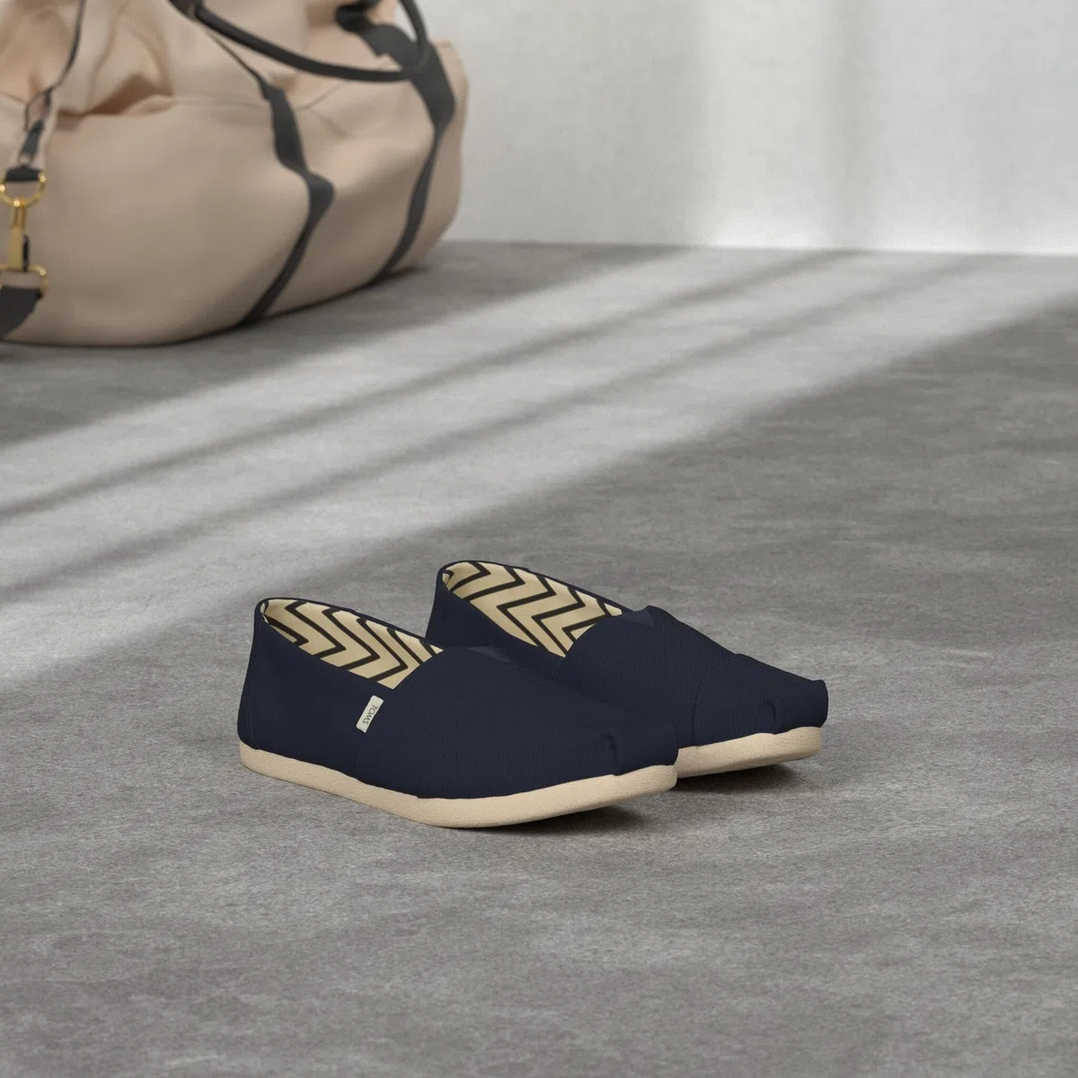 Toms Alpargata en Coton Recyclé Mocassin platFemme
