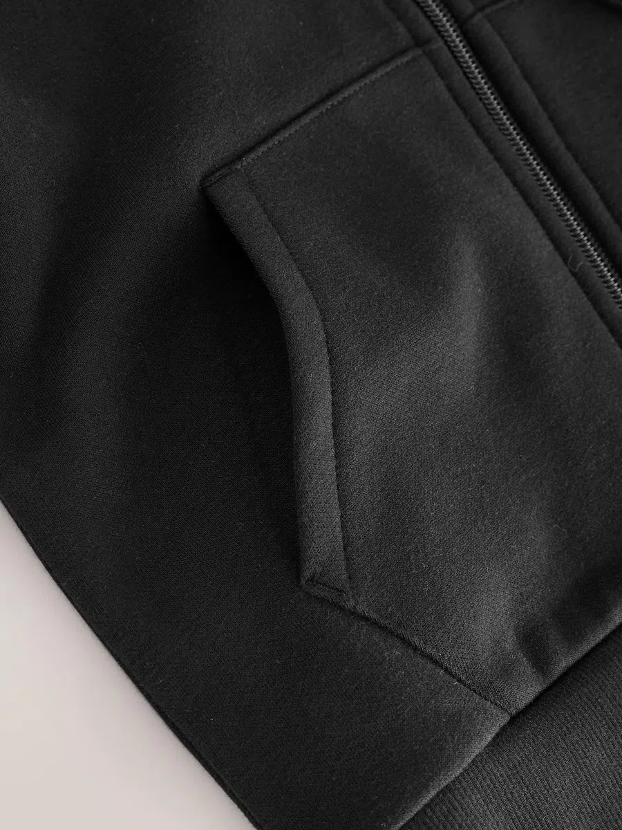 NEXT Garçon Sweat à Capuche uni zippé