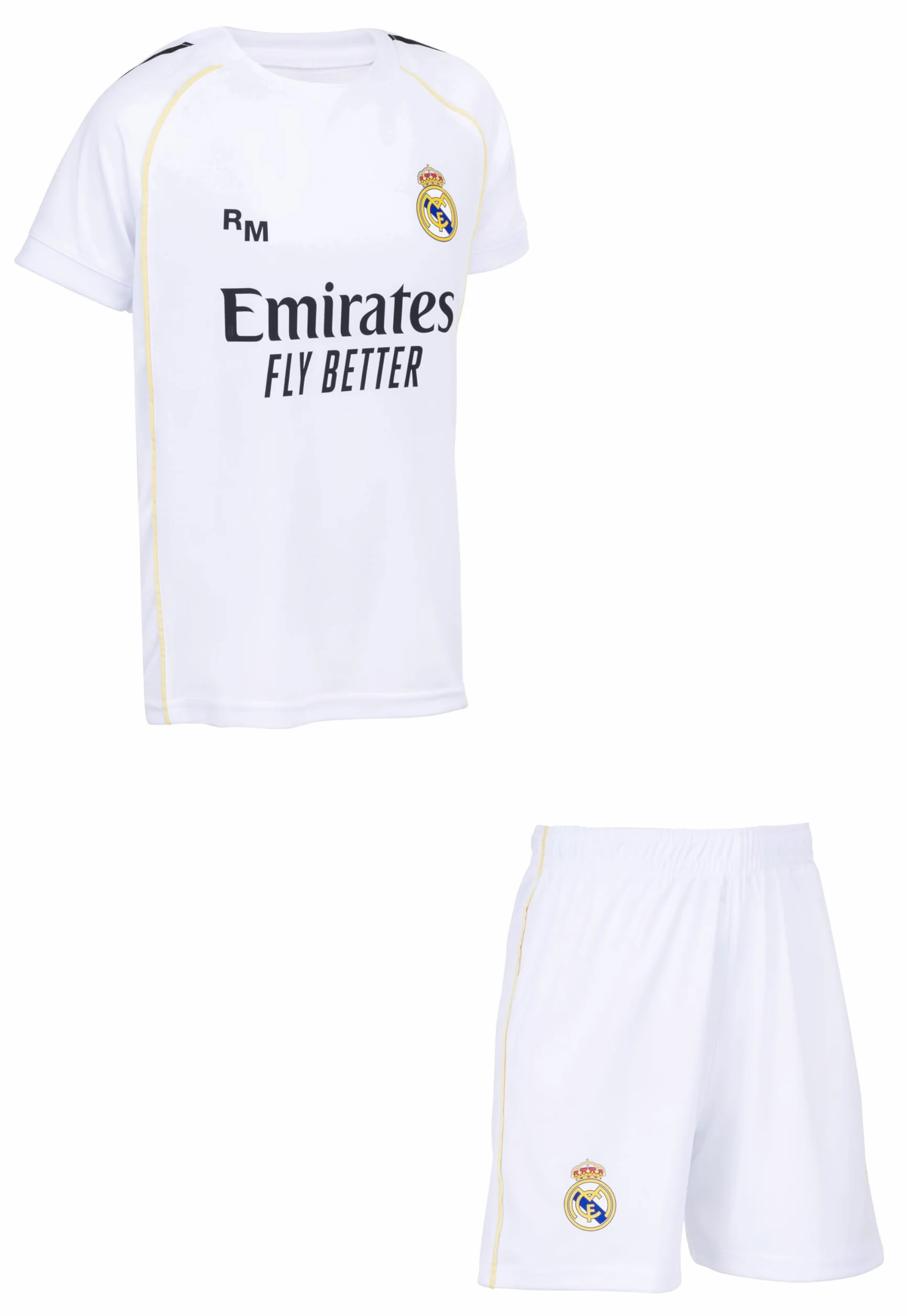 Real Madrid Ensemble Football Maillot Short Real Kylian Mbappé - Collection Officielle