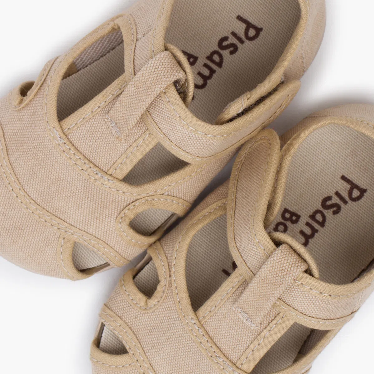Pisamonas Sandales Garçon Barefoot Toile Lavée