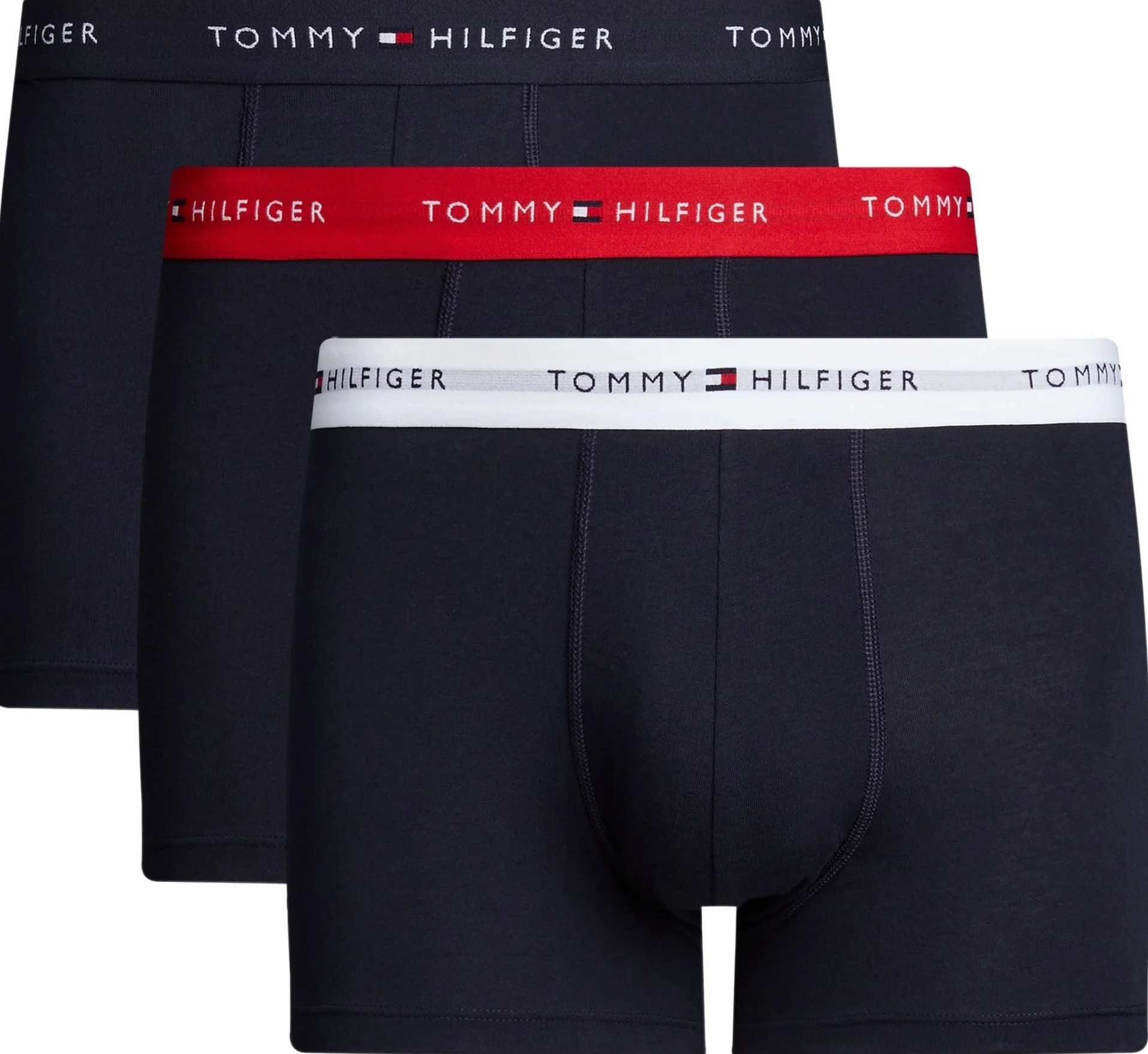 Tommy Hilfiger Boxers Lot de 3 Homme avec Ceinture à Motif Logo
