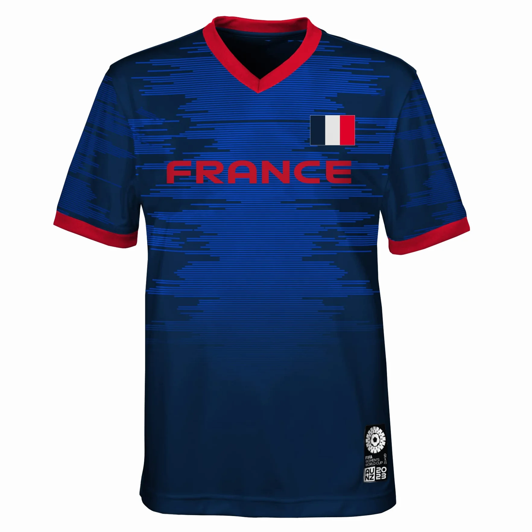 FIFA Official 2023 FIFA Femmes Football World Cup Adult Team Shirt France T-Shirt Mixte (Lot de 1)