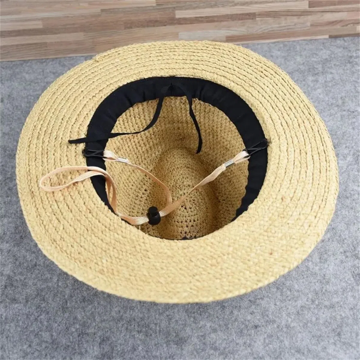 Mnjyihy Chapeau De Paille Raphia Grande Taille Pour Homme Chapeau De Soleil Pour L'été Les Vacances En Plein Air La Plage Le Panama