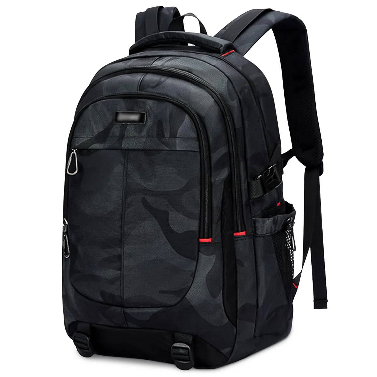 Cartable Garcon Primaire College 50cm Grande Sac à Dos Loisir Homme, Sacs Scolaire pour Ordinateur PC Portable 17 Pouces, Sacs pour Voyage Travail Affaire 12 13 14 15 16 17 18 19 20 10-23 Ans Ado Noir