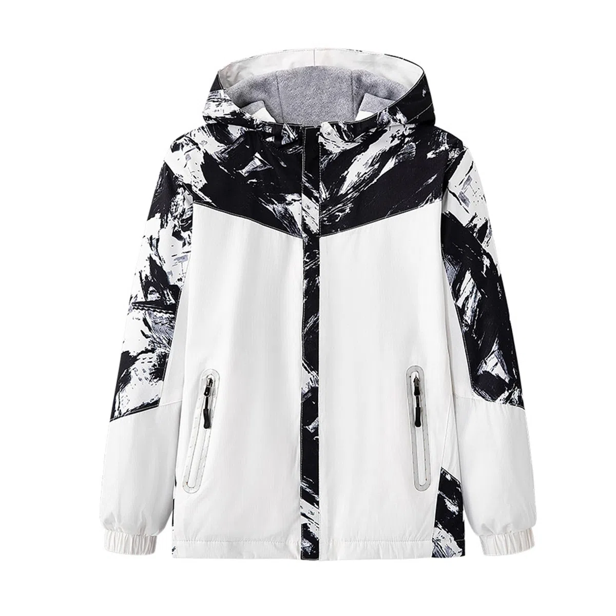 Softshell Enfant Imperméable Veste Polaire Manteaux Garçon Dinosaure Dinosaure Camo Veste de Pluie a Capuche Outdoor Sport Ski Randonnée Veste 3-16 Ans