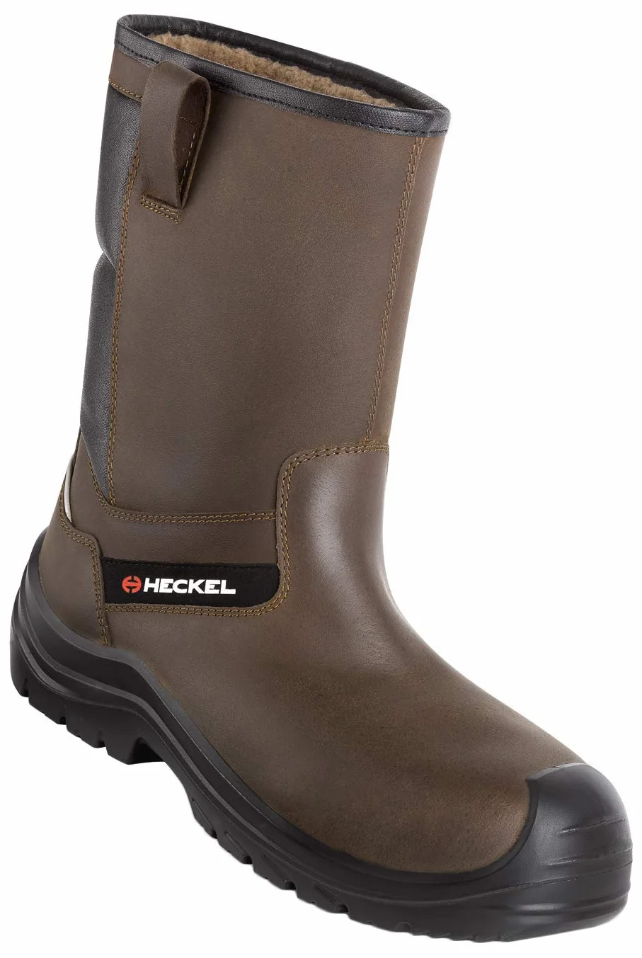 Botte de Securité Suxxeed Offroad S3 - Bottes Amagnétiques Fourrées - Légères et Flexibles - Adhérente - Résistante aux Huiles - Bout Recouvert - Marron - Taille 36